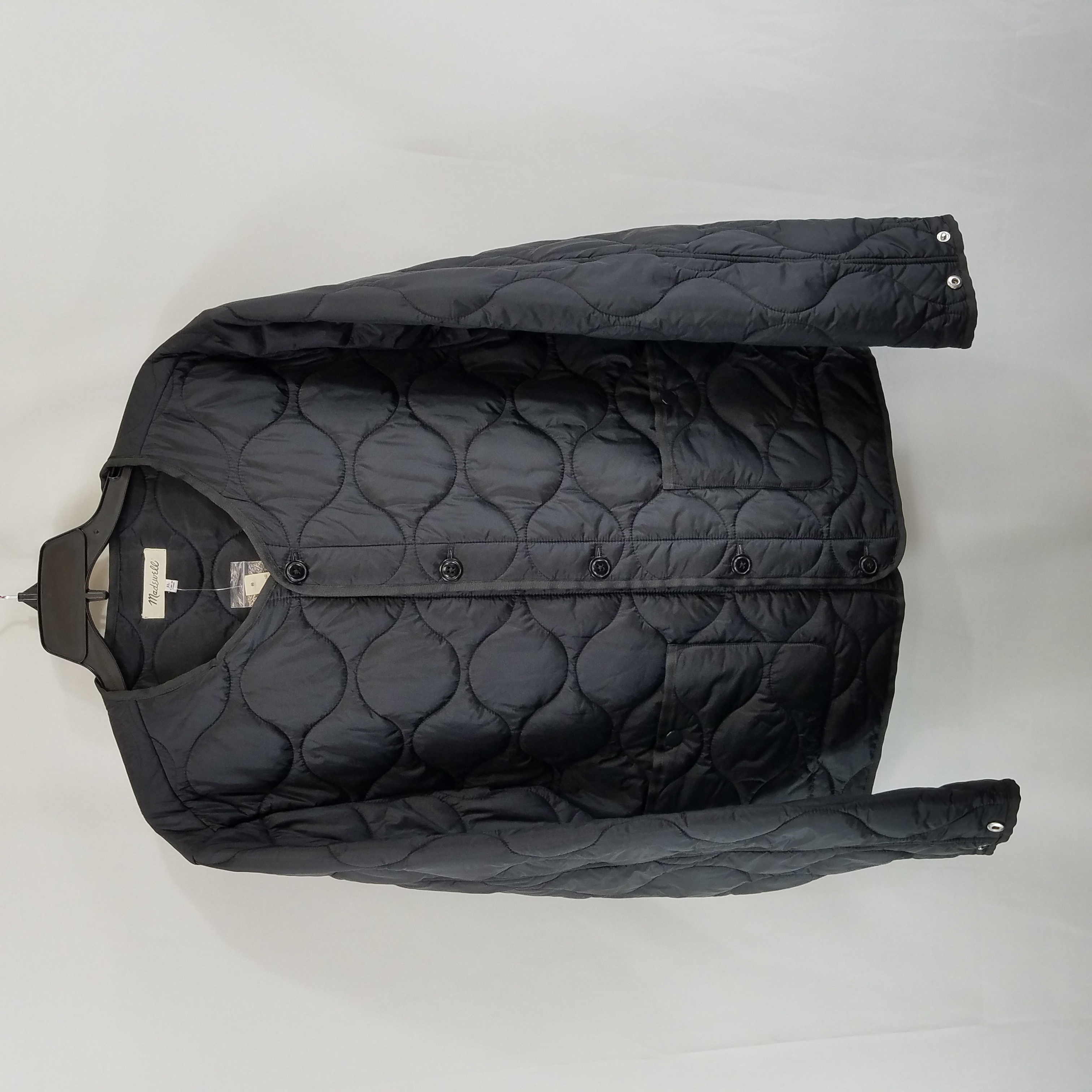 Buy the Madewell Women Black Puffer Jacket XL NWT | GoodwillFinds