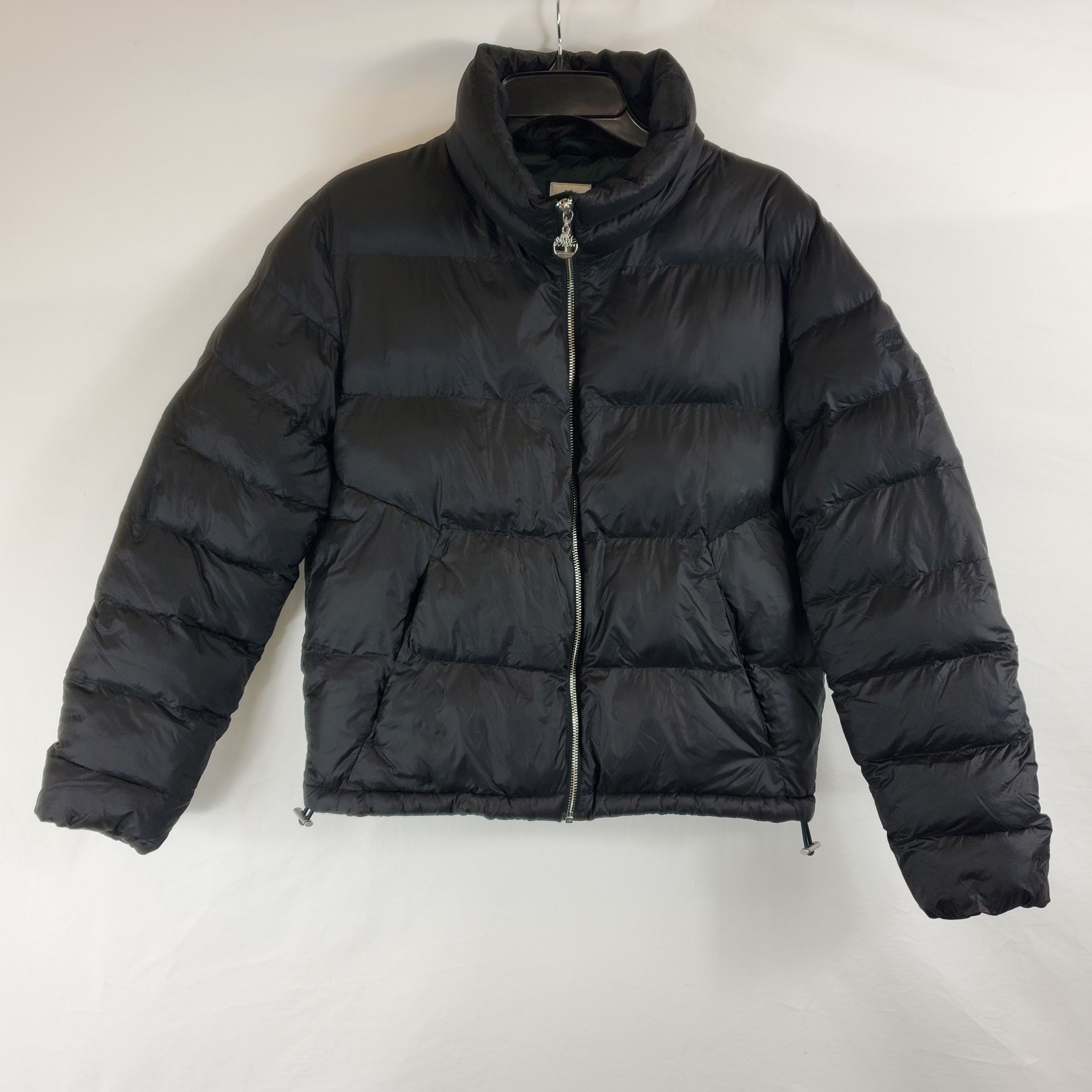 Kid's Long Hooded Down Jacket Black Dior Oblique Technical Fabric