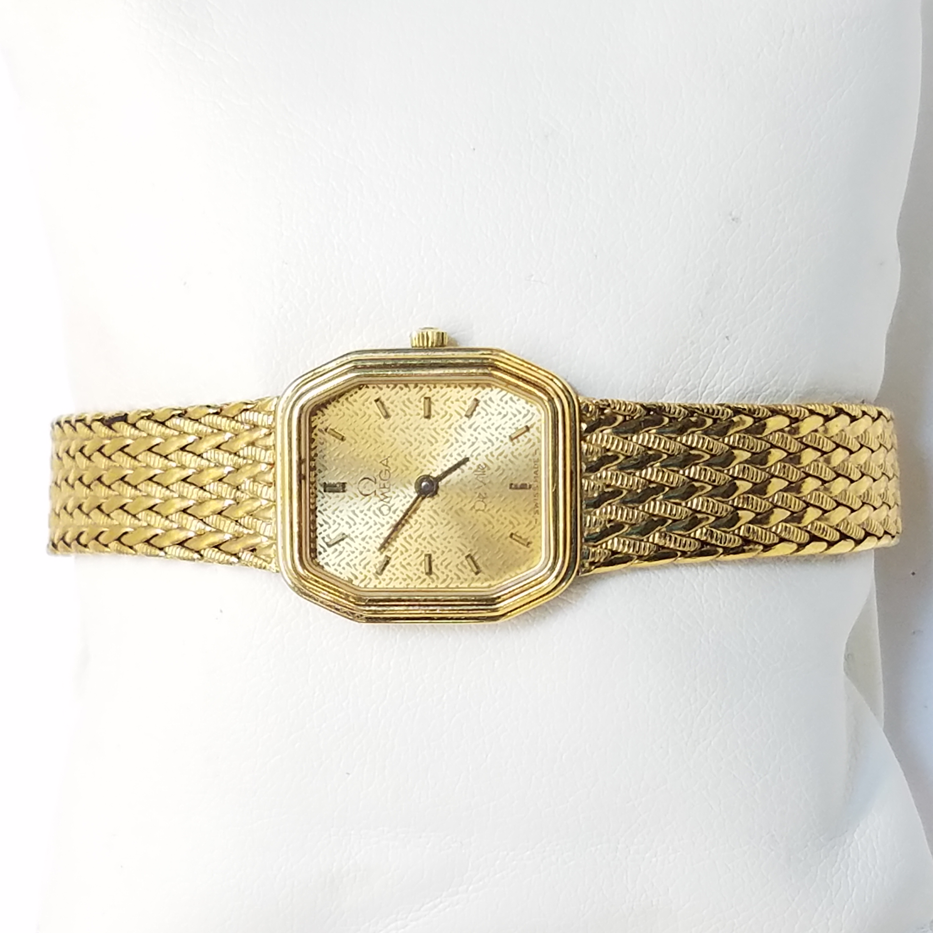 Buy the Omega 1375 10K RGP Quartz Watch | GoodwillFinds