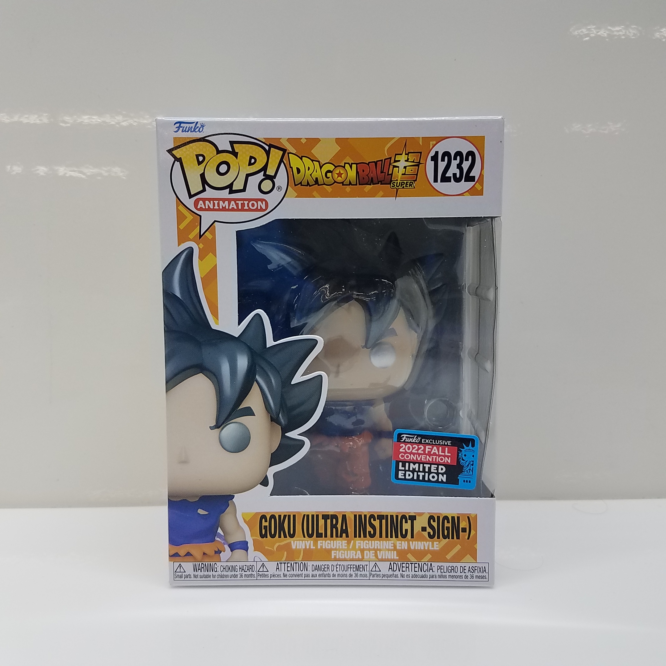 Buy the Funko Pop Dragon Ball Super Saiyan Goku Ultra Instinct Sign 1232/  2022 Limited Edition | GoodwillFinds