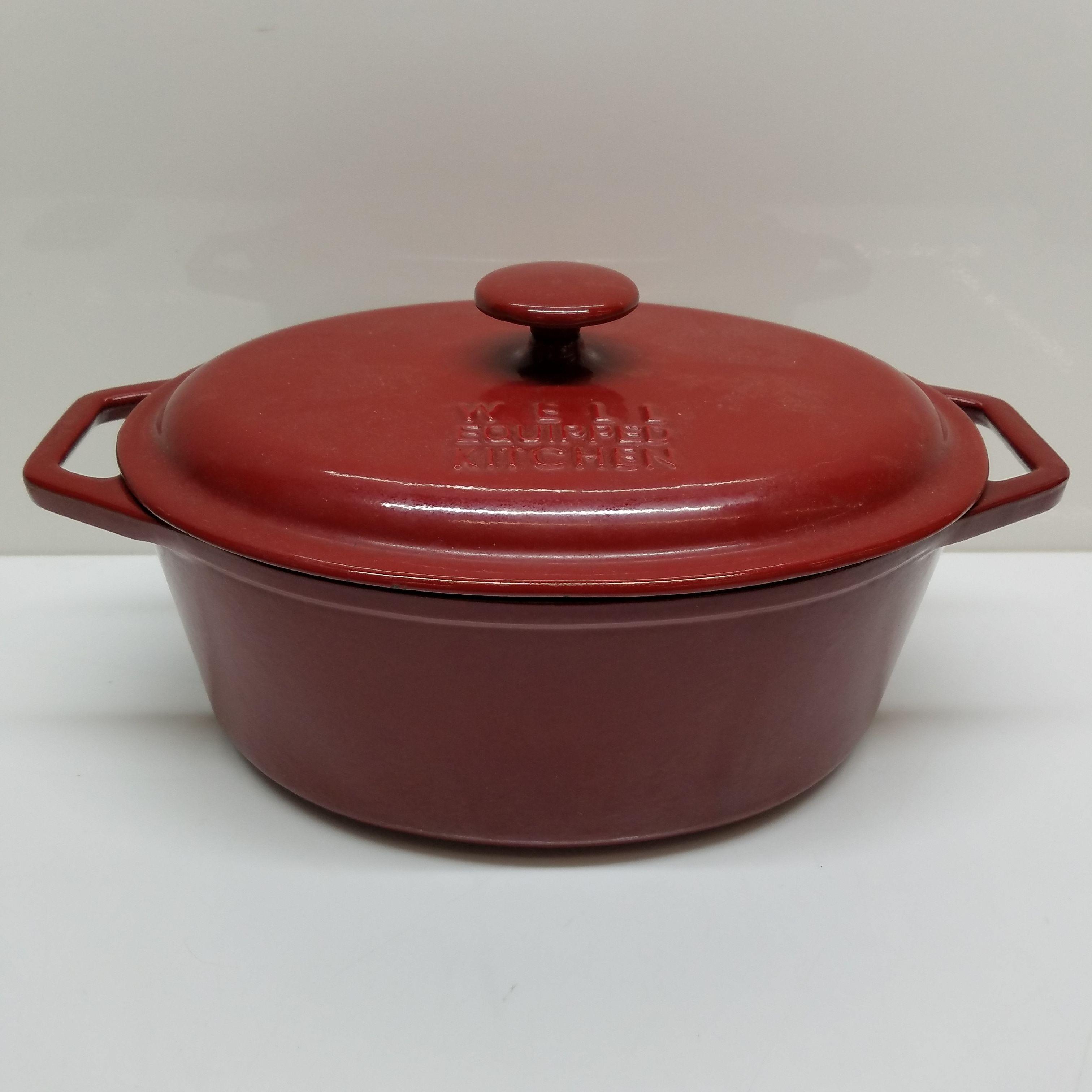  Klee 4-Quart Dutch Oven Pot with Self-Basting Lid (Pumpkin) -  Heavy-Duty Enameled Cast Iron Dutch Oven Casserole Dish for Braising,  Broiling, Baking, Frying, and More - Oven-Safe Up To 500°F: Home