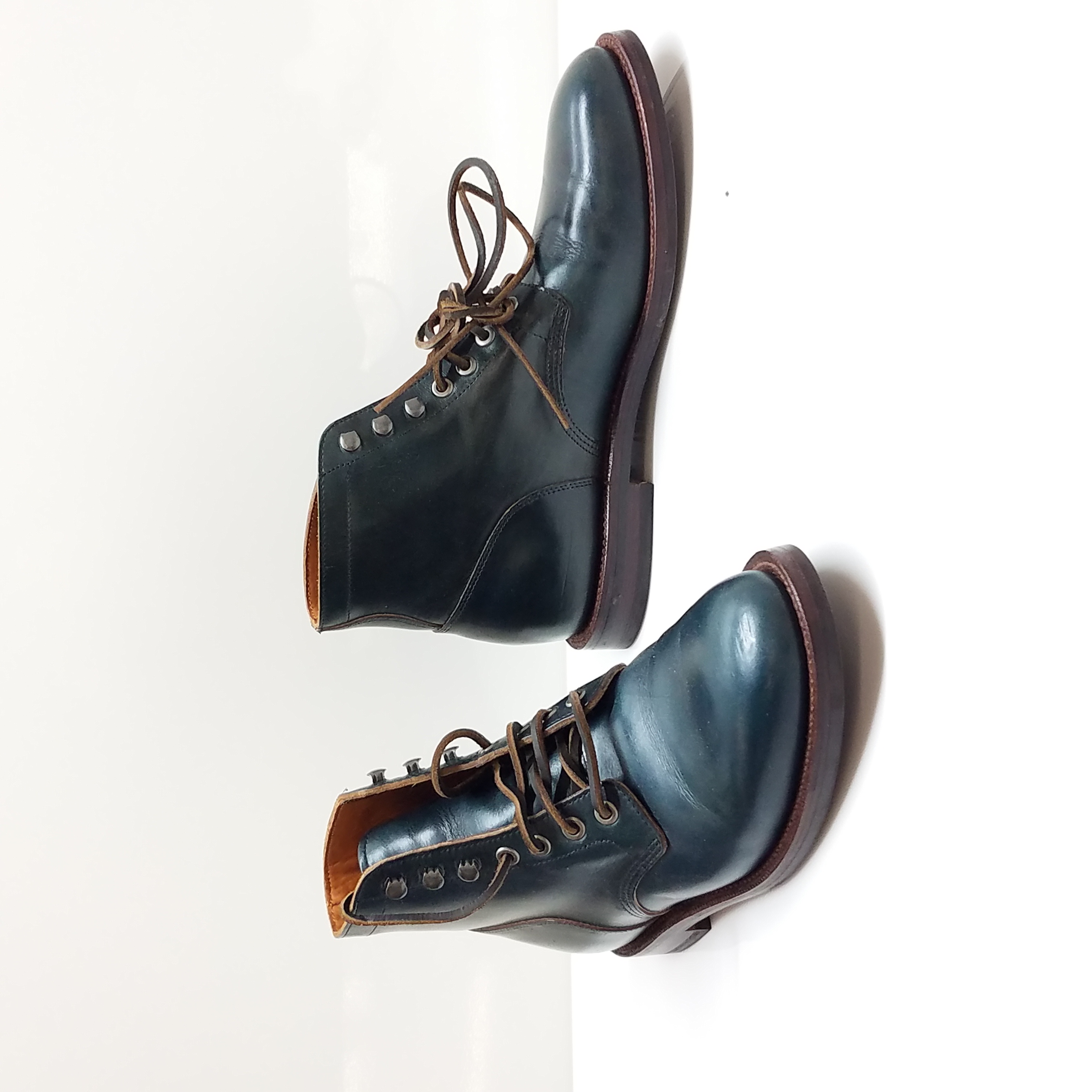 Buy the Grant Stone Diesel Leather Boot | GoodwillFinds