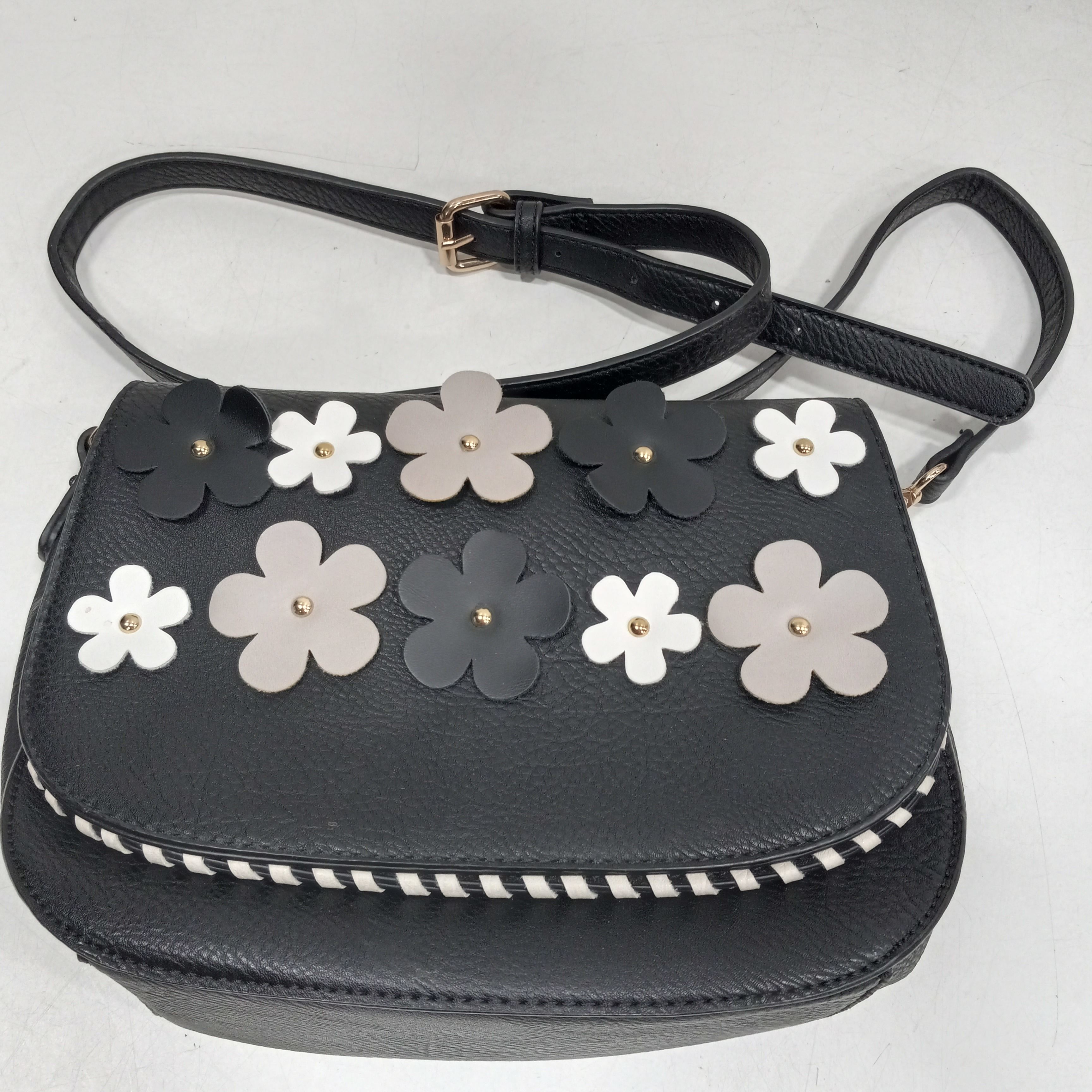 Buy the Women's Coco + Carmen Flower Embellished Leather Crossbody Bag