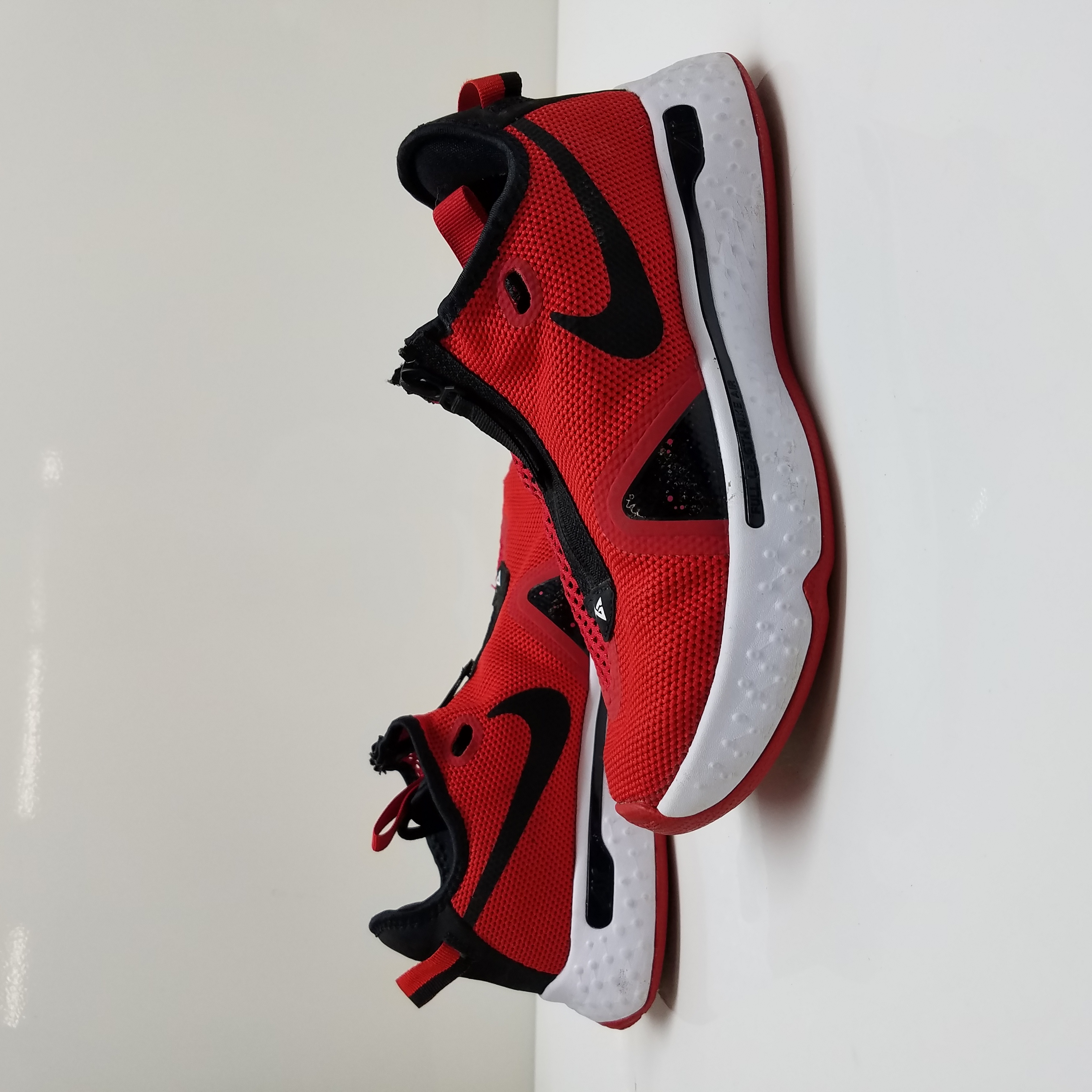 Buy the MENS NIKE PG4 TEAM 'UNIVERSITY RED' CK5828-600 | GoodwillFinds