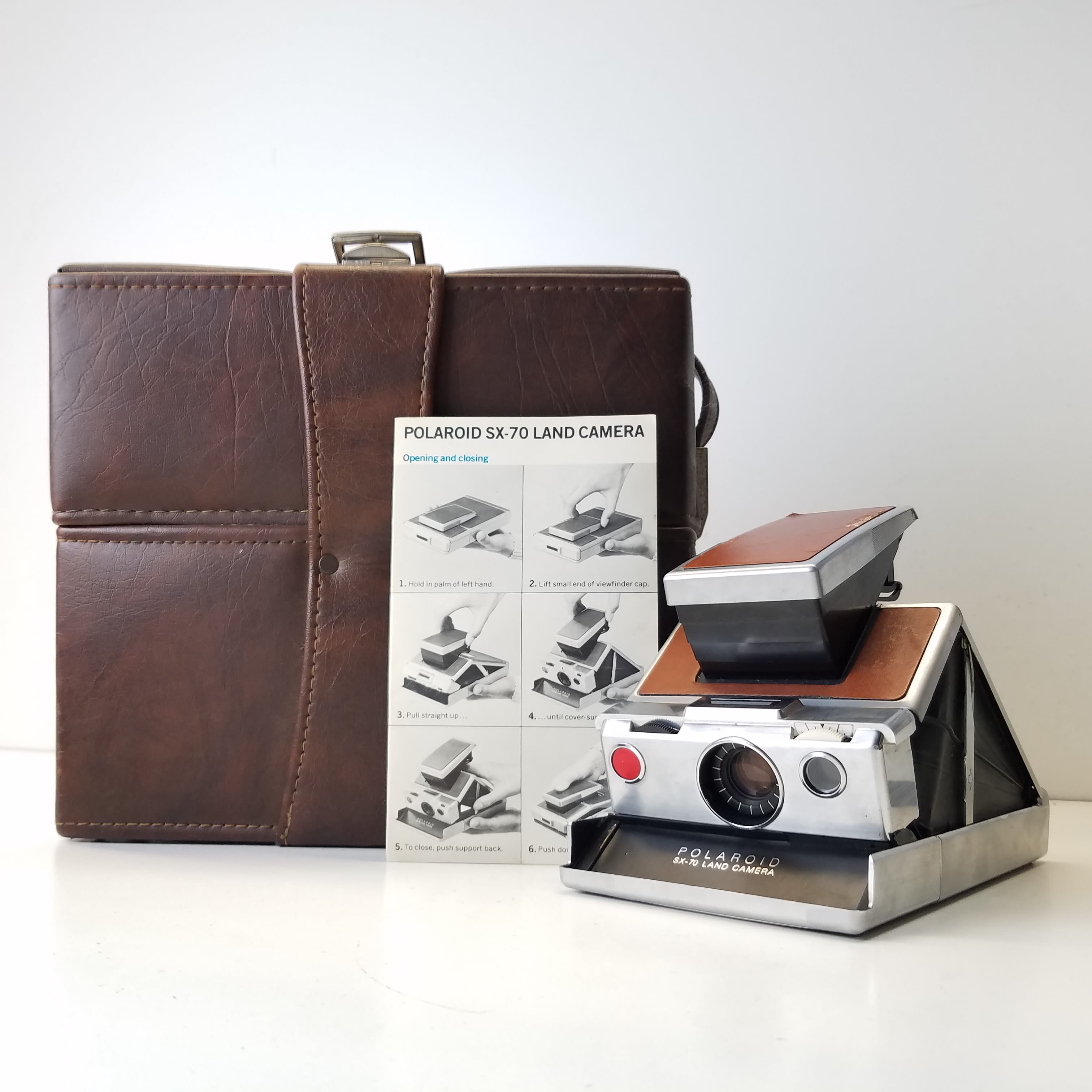 Buy the Polaroid SX-70 Instant Land Camera with Case-FOR PARTS OR