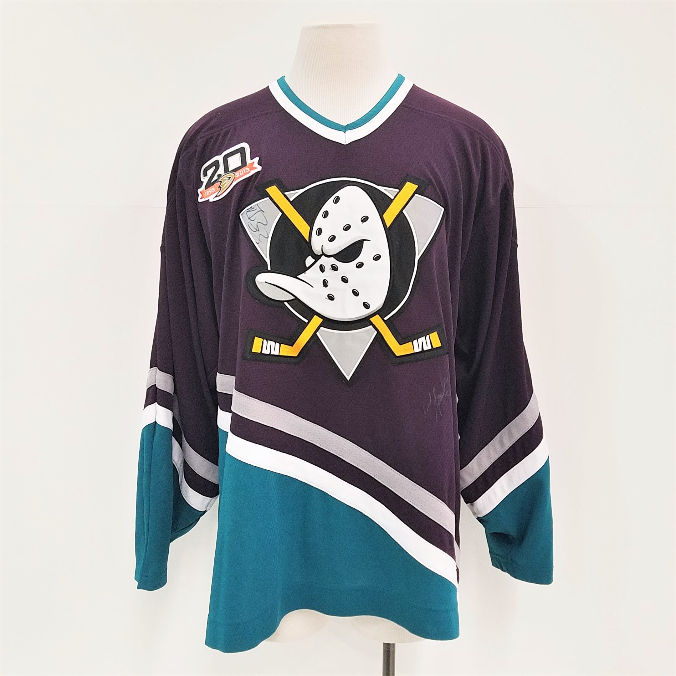 Mighty Ducks disney Anaheim Vintage ccm Hockey Jersey Sz s nhl