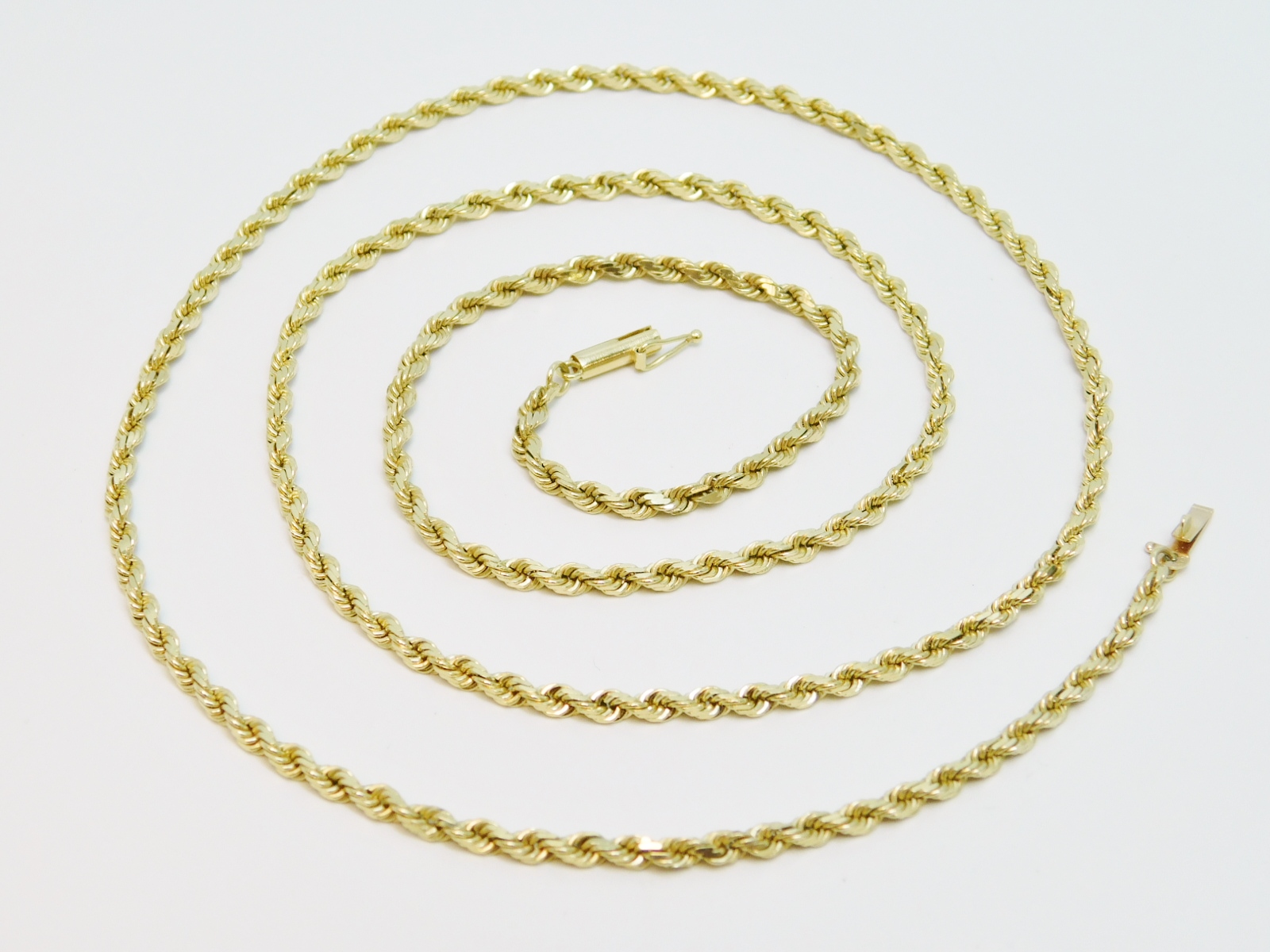 Buy the 14K Yellow Gold Rope Chain Necklace 24.7g | GoodwillFinds