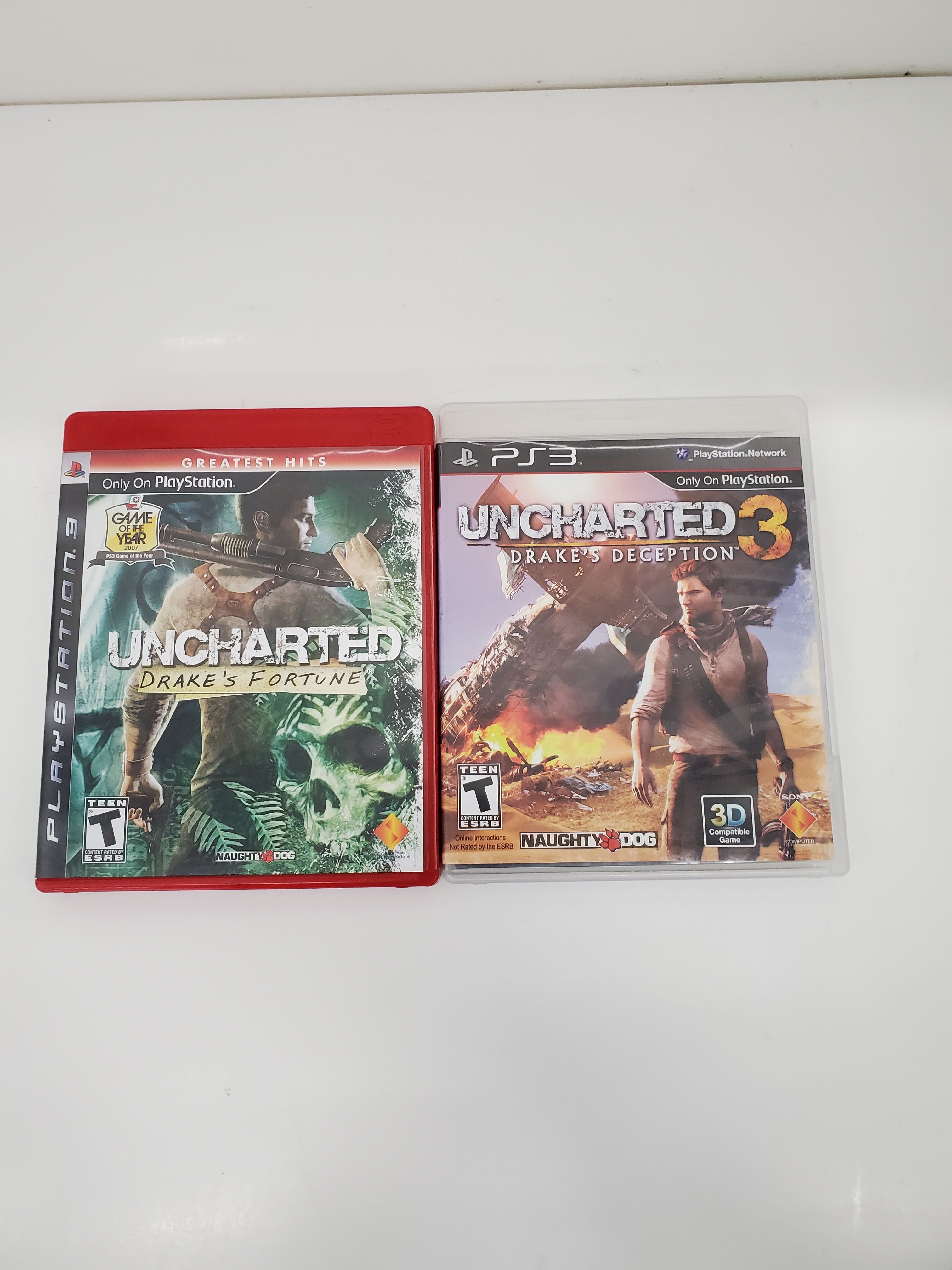 Uncharted: Drake's Fortune (Sony PlayStation 3, 2007) for sale online