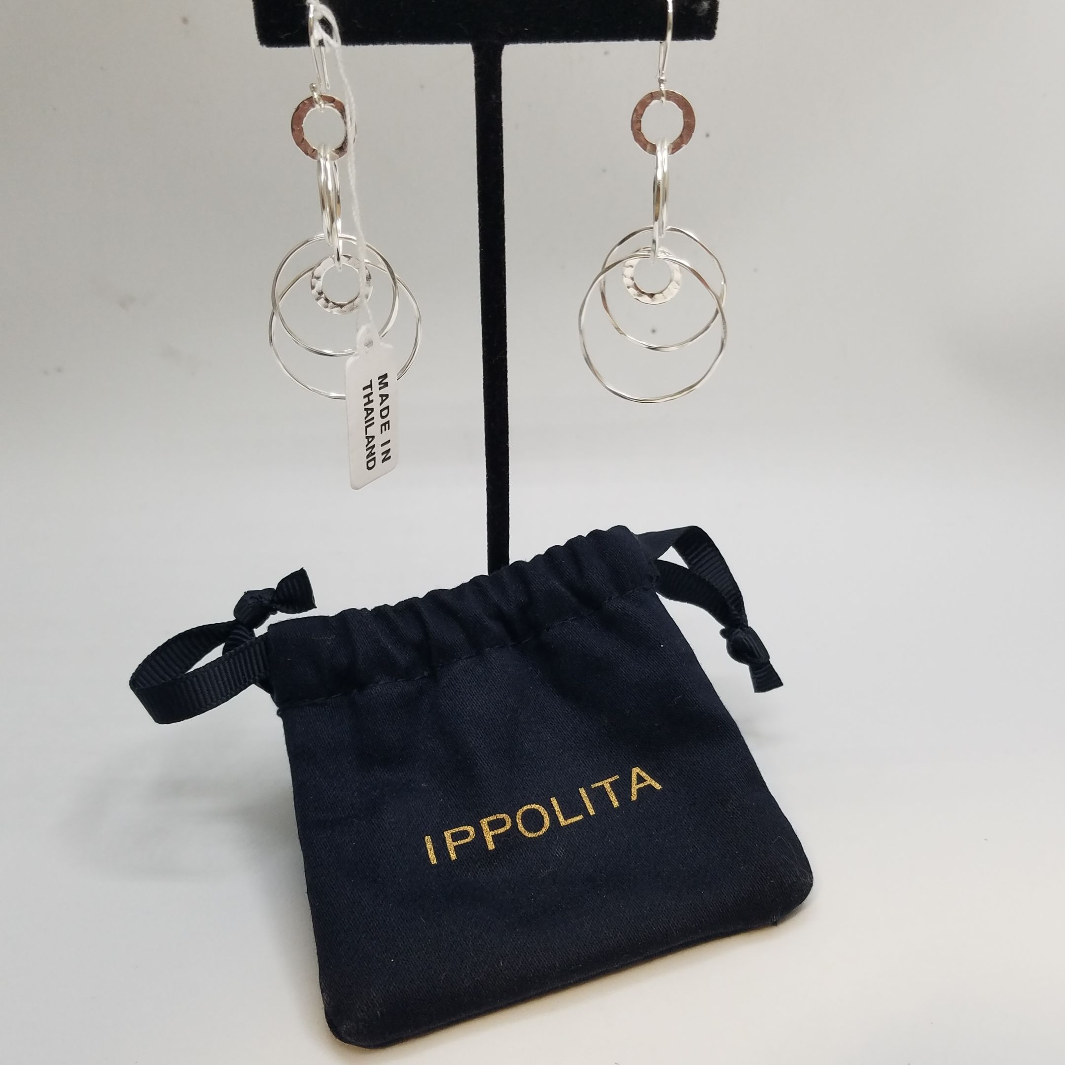 Buy the NEW! Ippolita Sterling Silver Classico Medium Hammered Jet Set ...