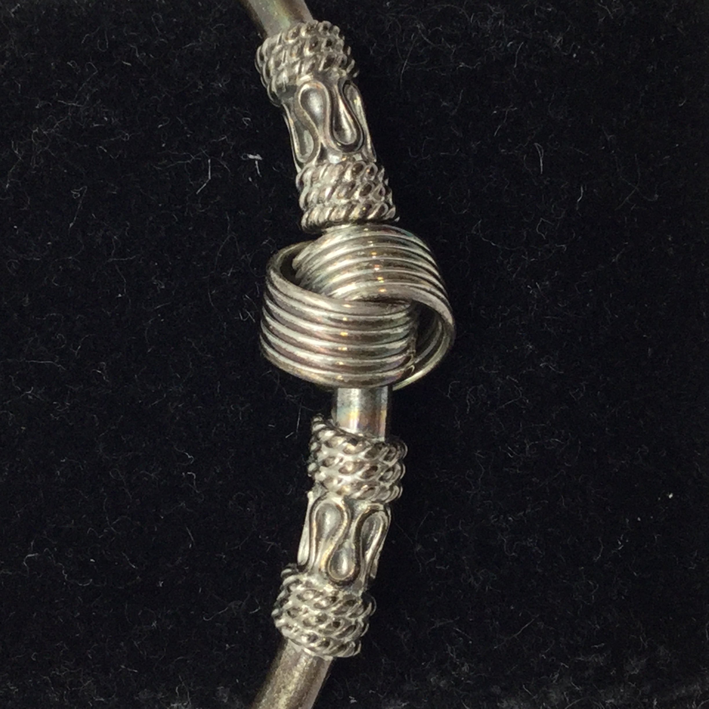 Buy the Sterling Silver Byzantine Cuff Bracelet 22.7g | GoodwillFinds