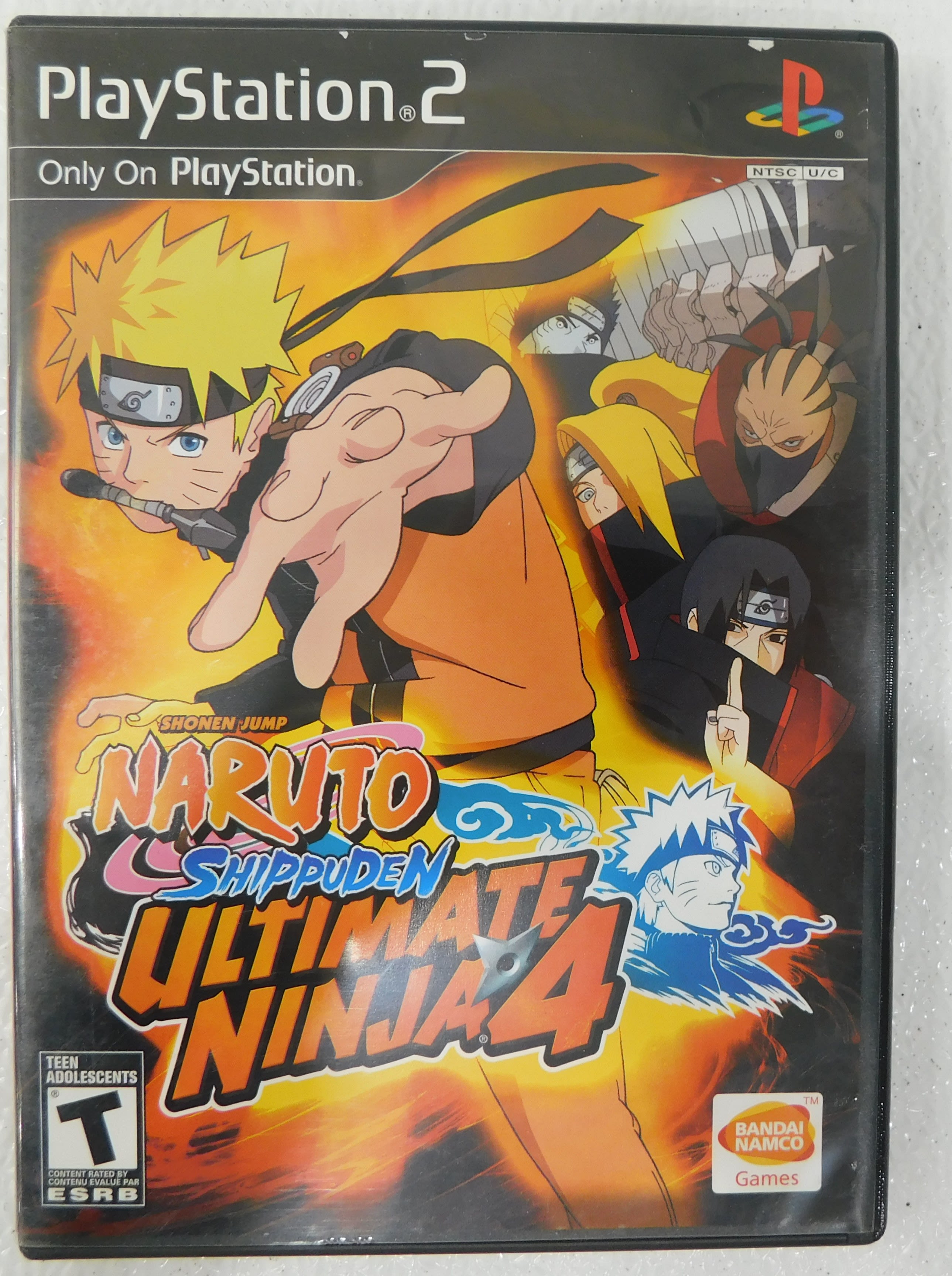 Naruto Ultimate Ninja Manual & Cover (NTSC) (PS2) : Bandai Namco