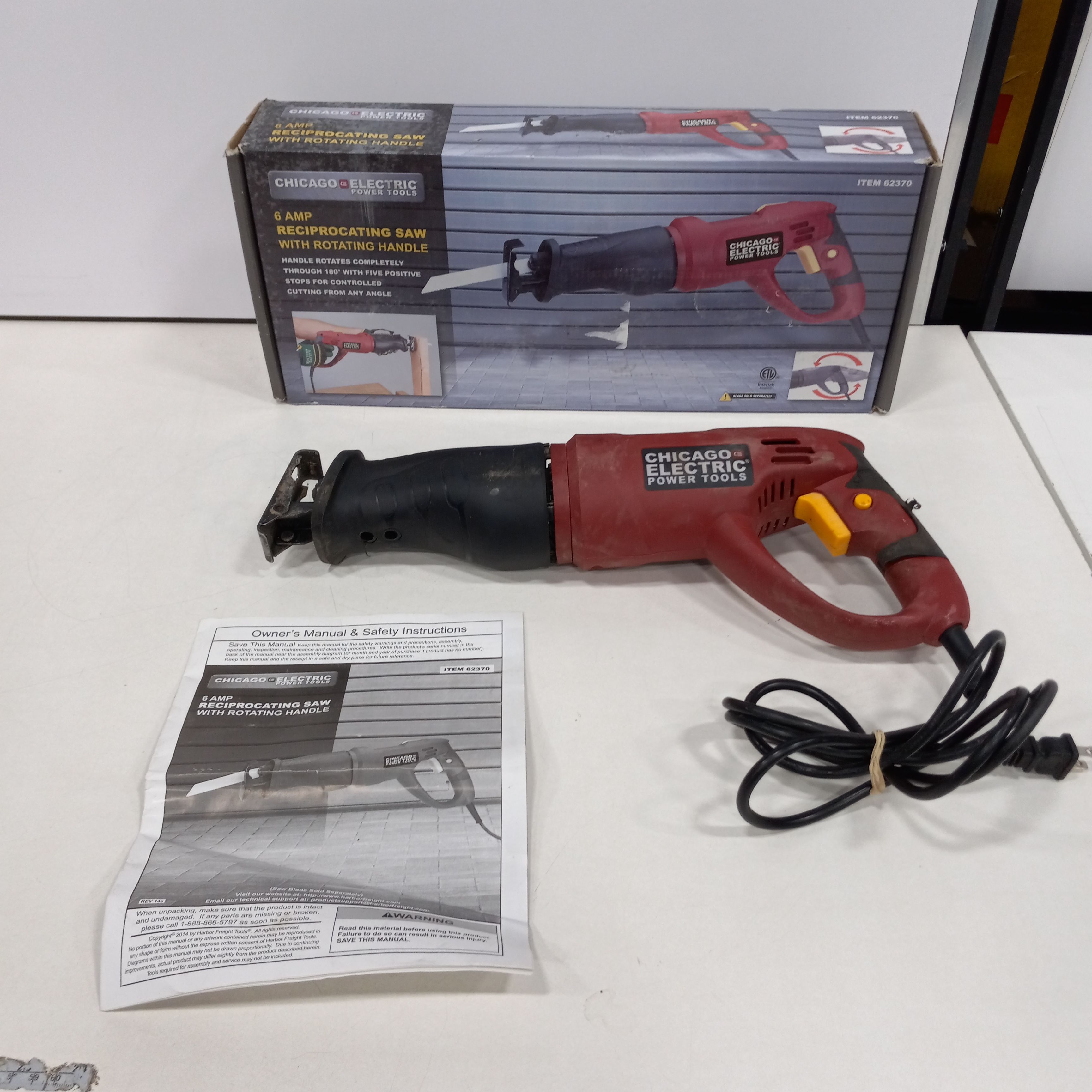 Buy the Chicago Electric Power Tools Reciprocating Saw GoodwillFinds