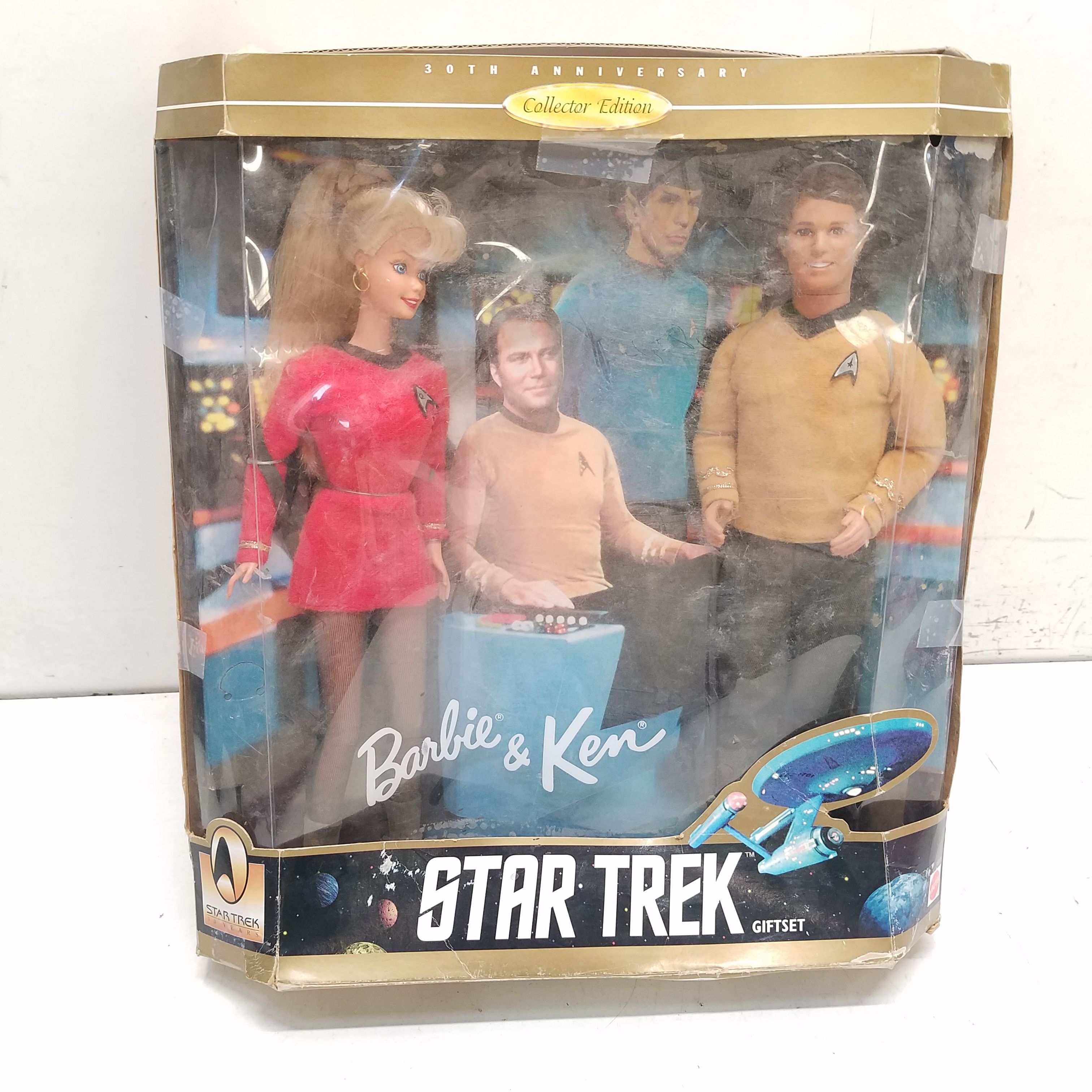 Buy the Mattel 15006 30th Anniversary Barbie & Ken Star Trek Dolls