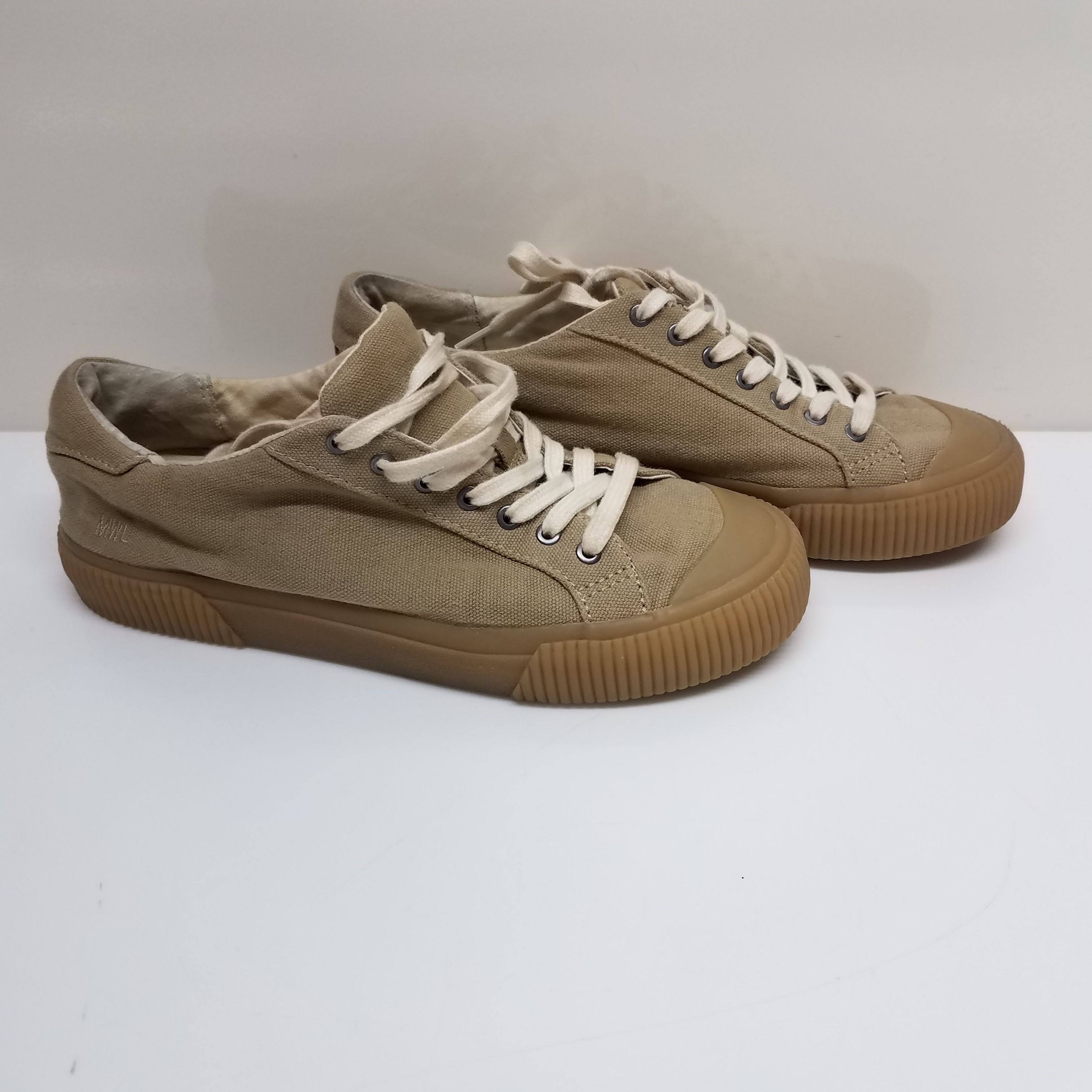 Buy the Madewell Tan Tennis Shoes | GoodwillFinds
