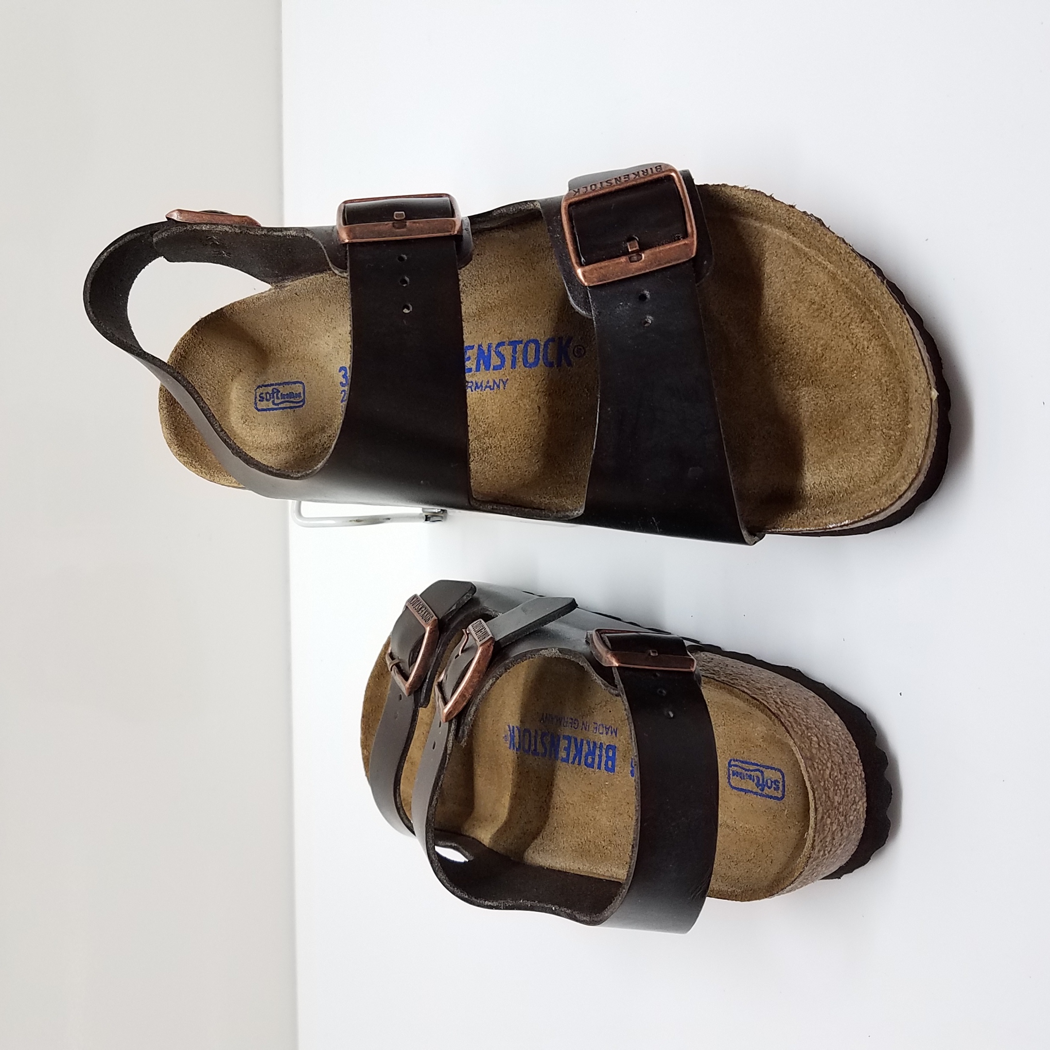 Buy the Birkenstock Milano Soft Footbed Sandal Sz L8/M6 | GoodwillFinds