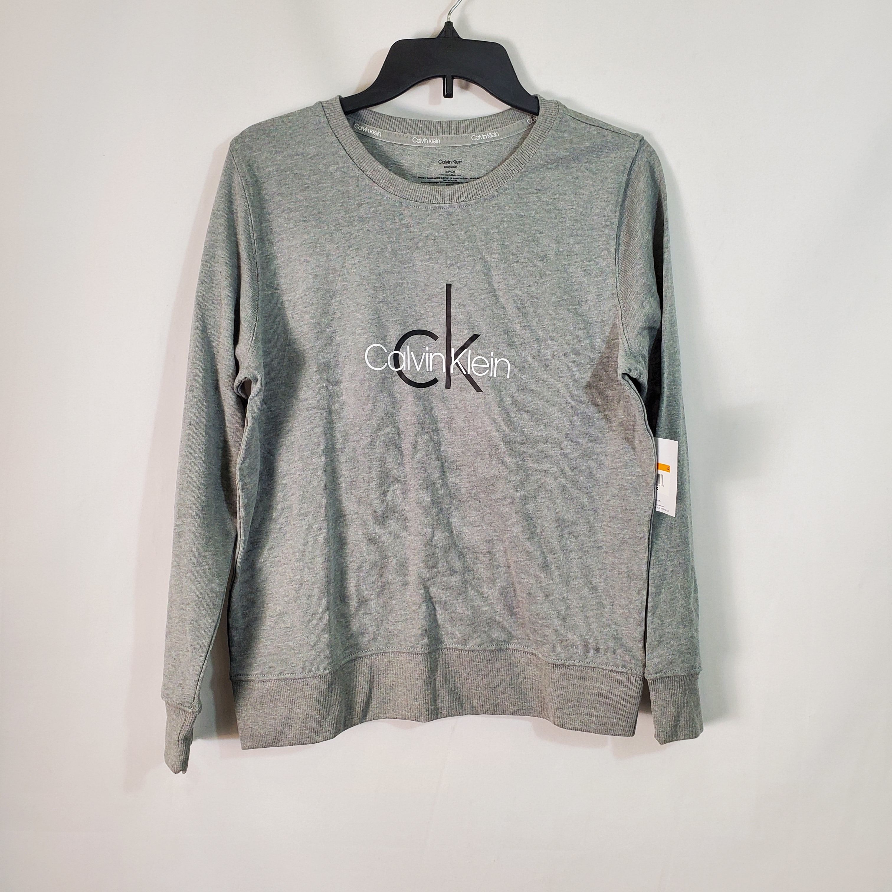 Buy the Calvin Klein Women Grey Sleepwear Sweater S NWT | GoodwillFinds
