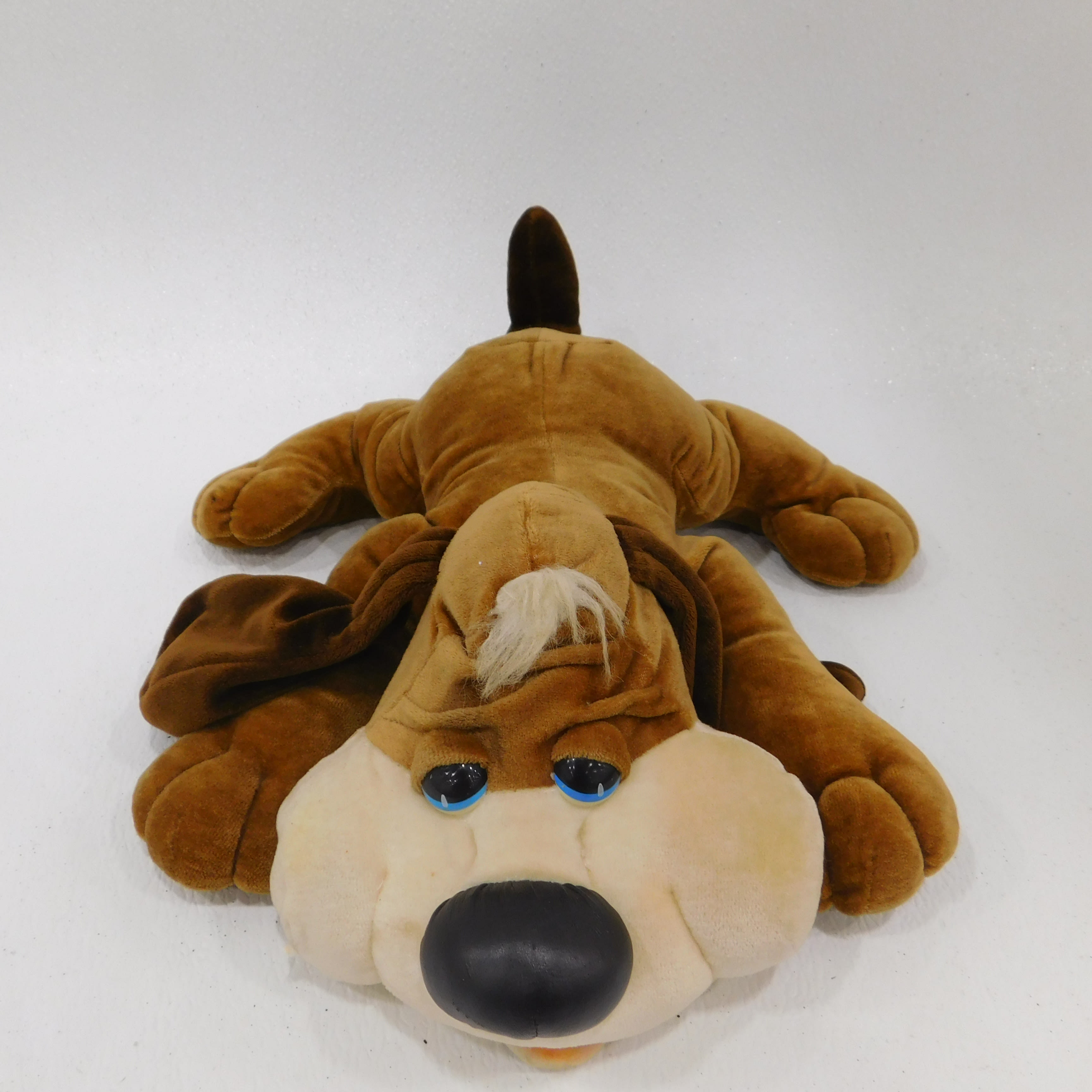 Buy Vintage Basset Hound Dog Plush Stuffed Sad Puppy Blue Box Long Ears  1985 for USD 24.99 | GoodwillFinds