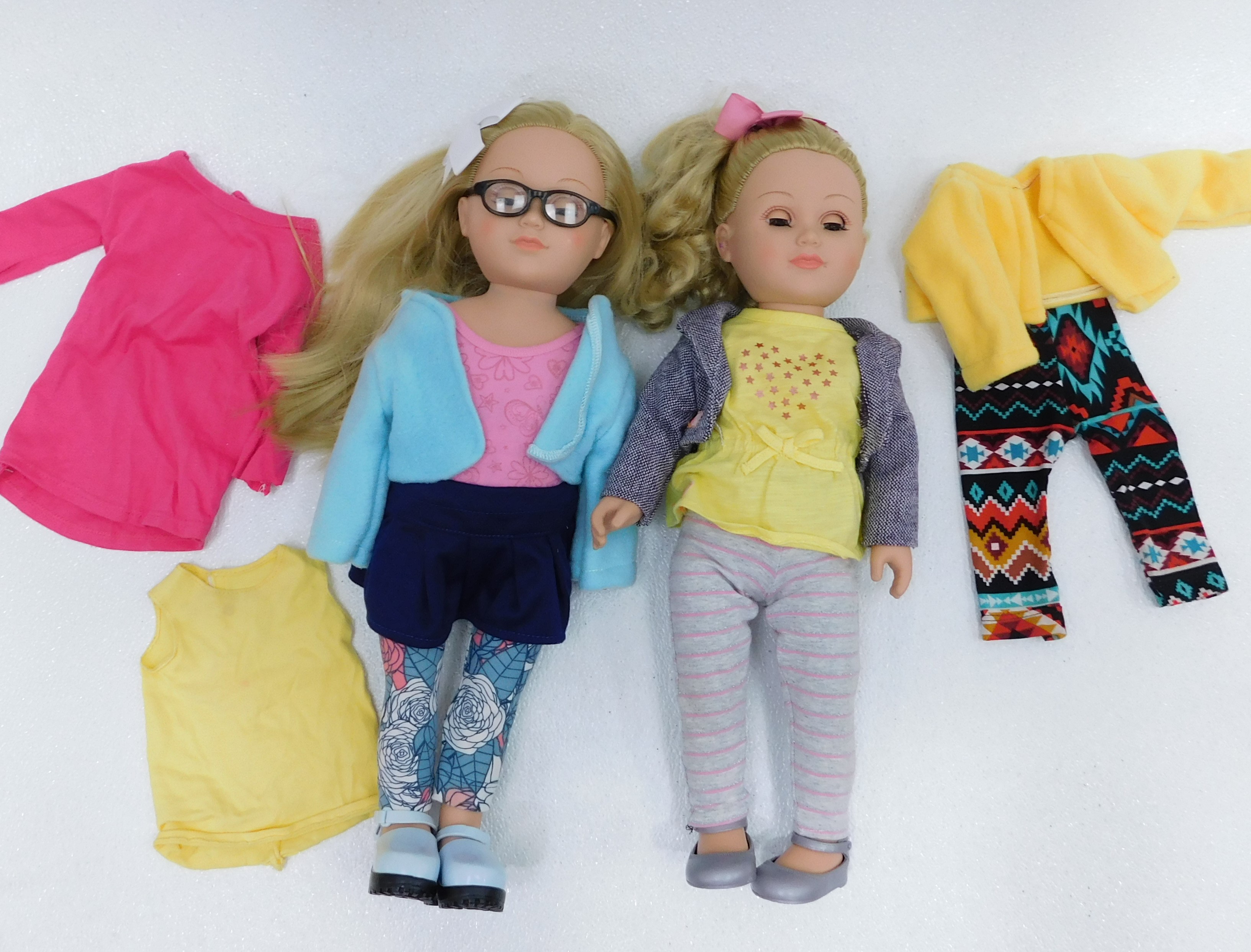 Buy the 2 Cititoys 18 inch Play Dolls w/ Extras | GoodwillFinds