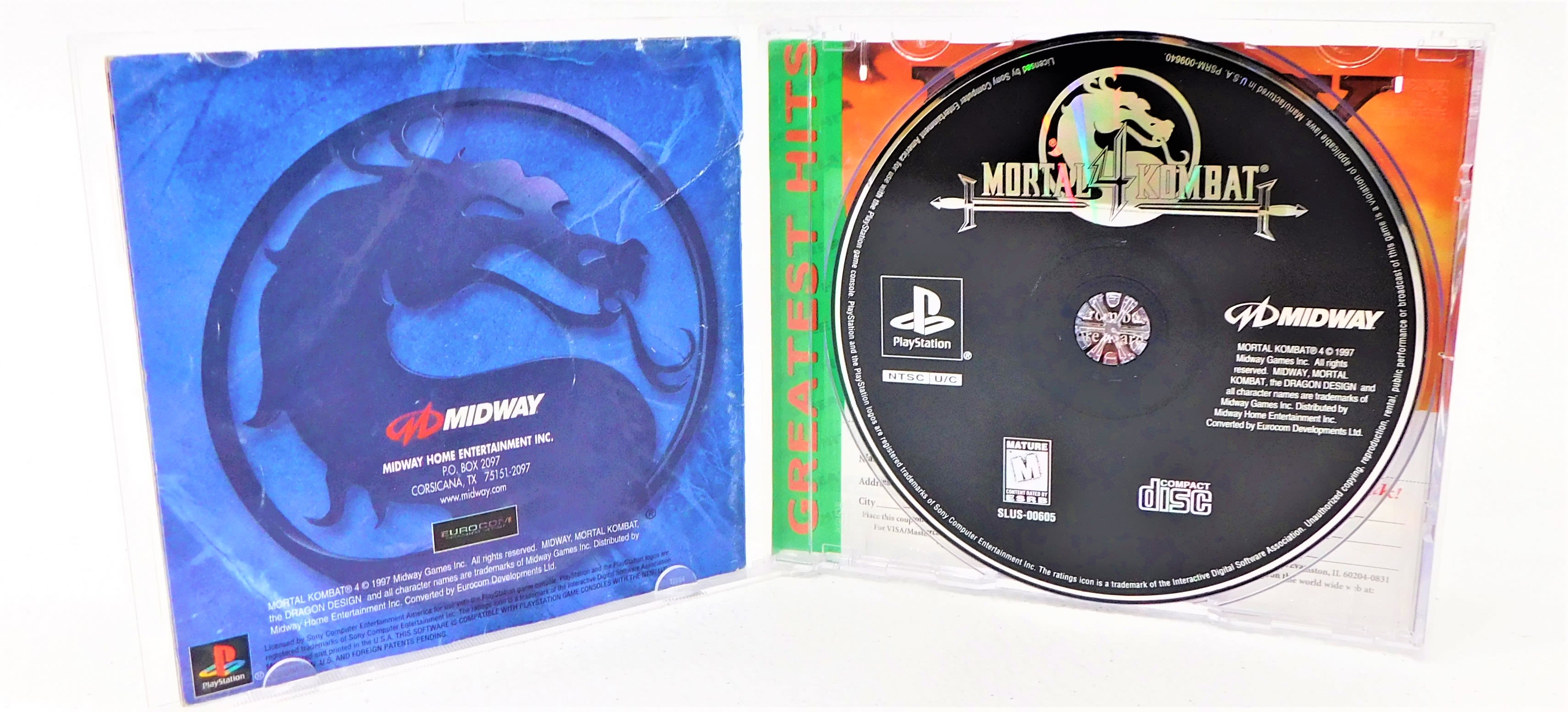 Mortal Kombat 4 (Europe) : Midway Games, Inc. : Free Download