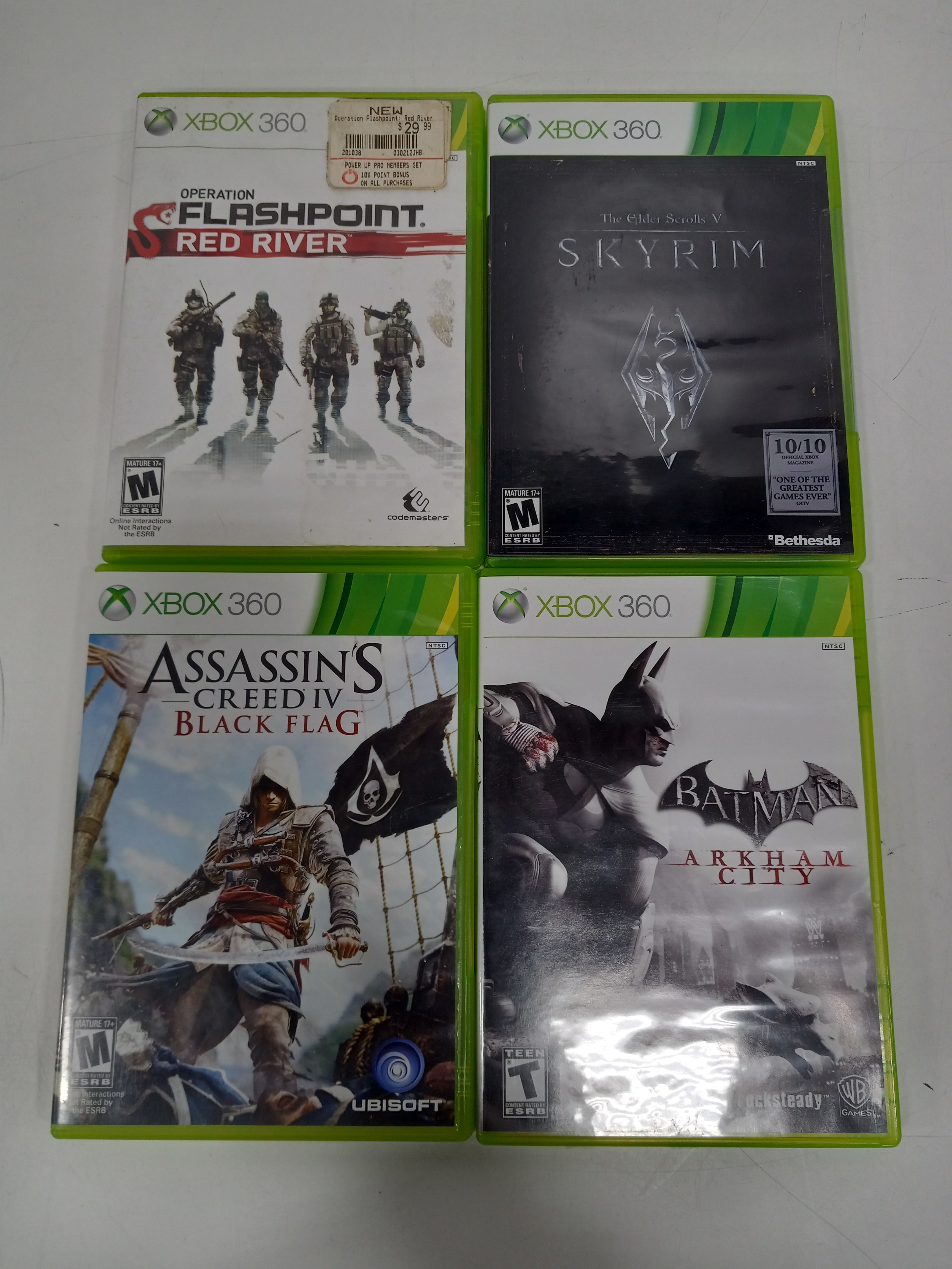 Lot Of 4 Random Microsoft Xbox 360 Video Games All For $20 for Sale in  Fresno, CA - OfferUp