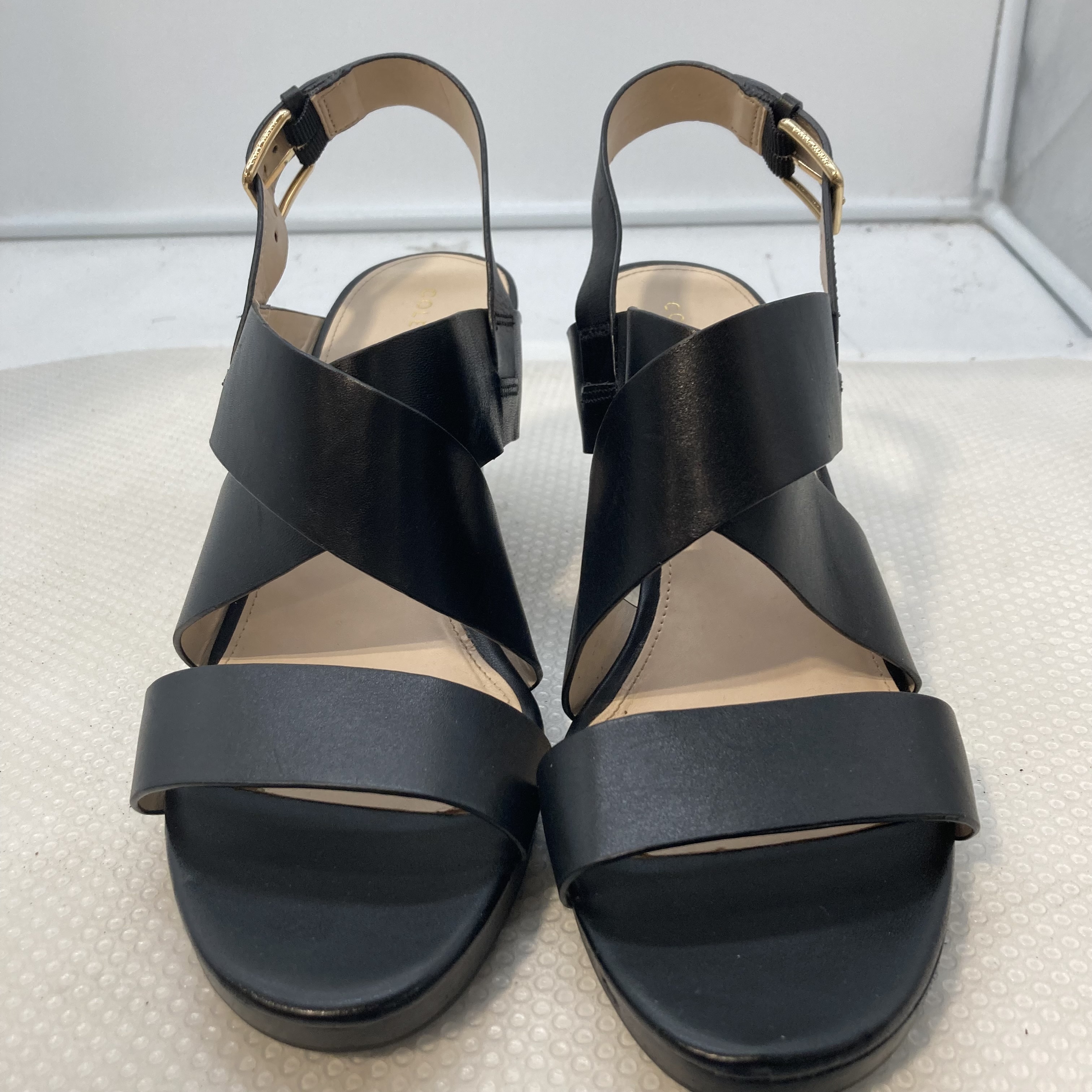 Buy the Women's Cole Haan Penelope Wedge Sandals Size 8.5B | GoodwillFinds