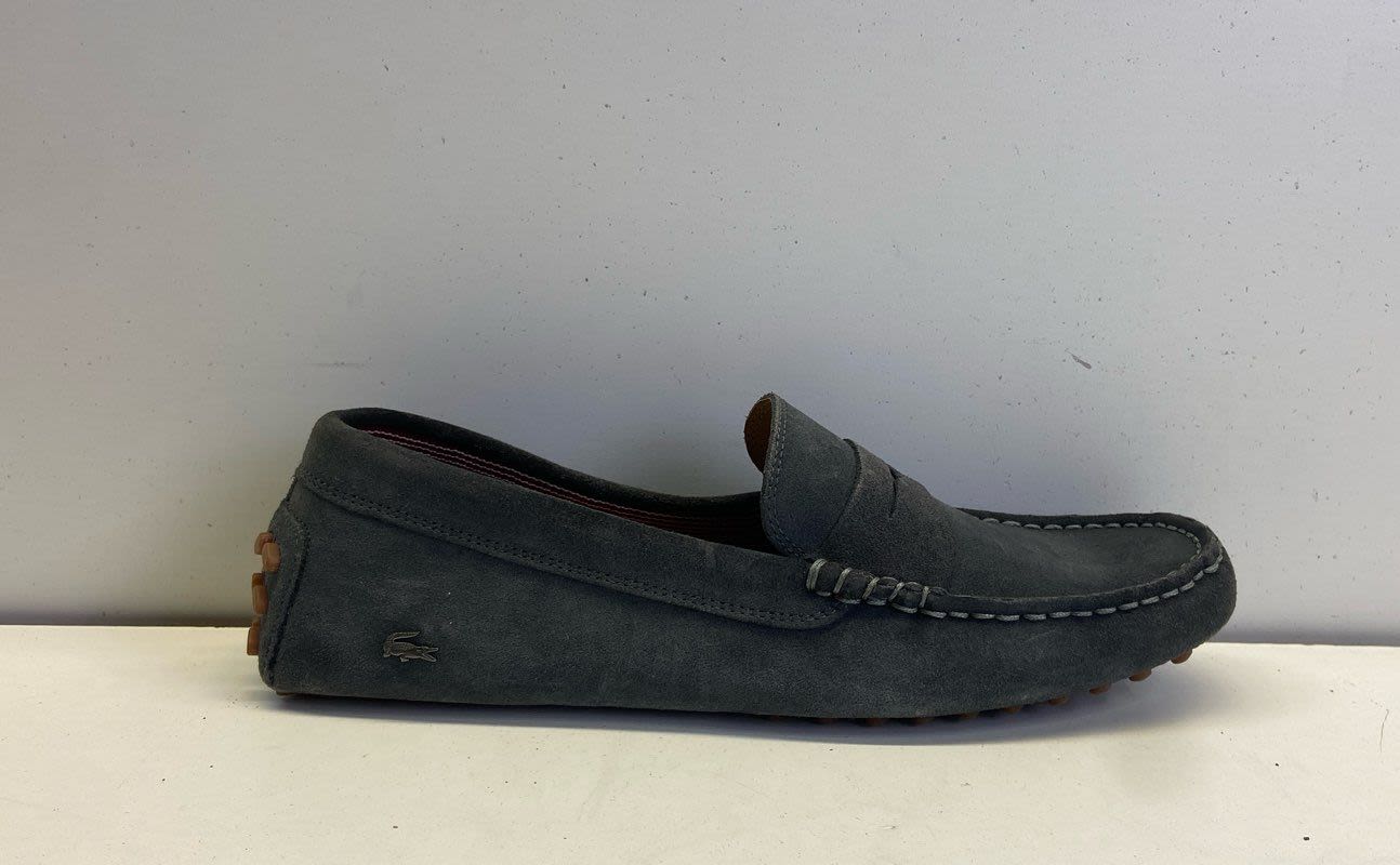 Buy the Lacoste Grey Loafer Casual Shoe Men 9 | GoodwillFinds