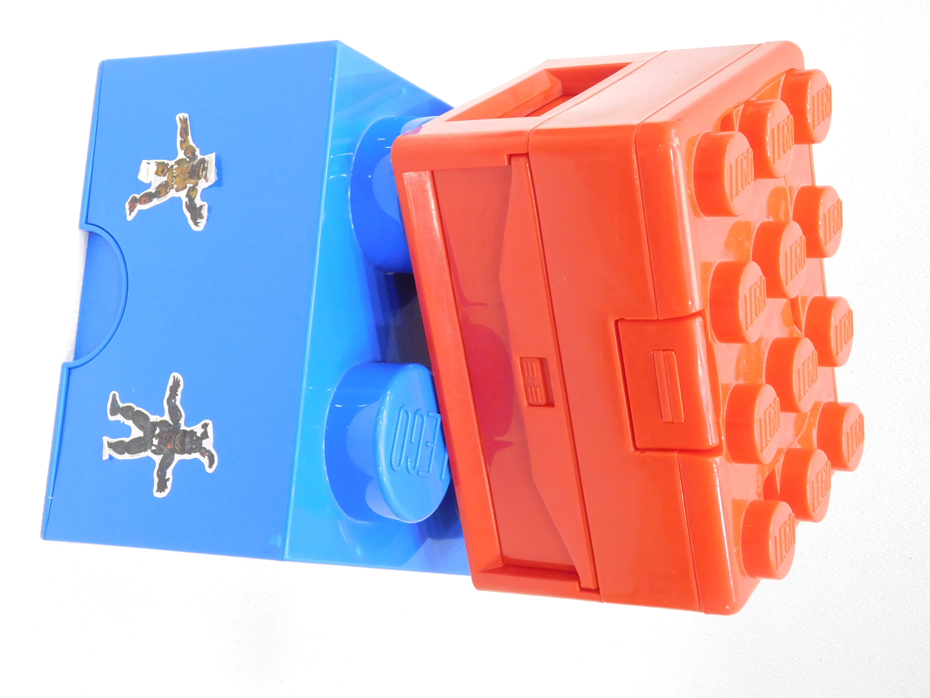Buy the Red and Blue LEGO Storage Containers |