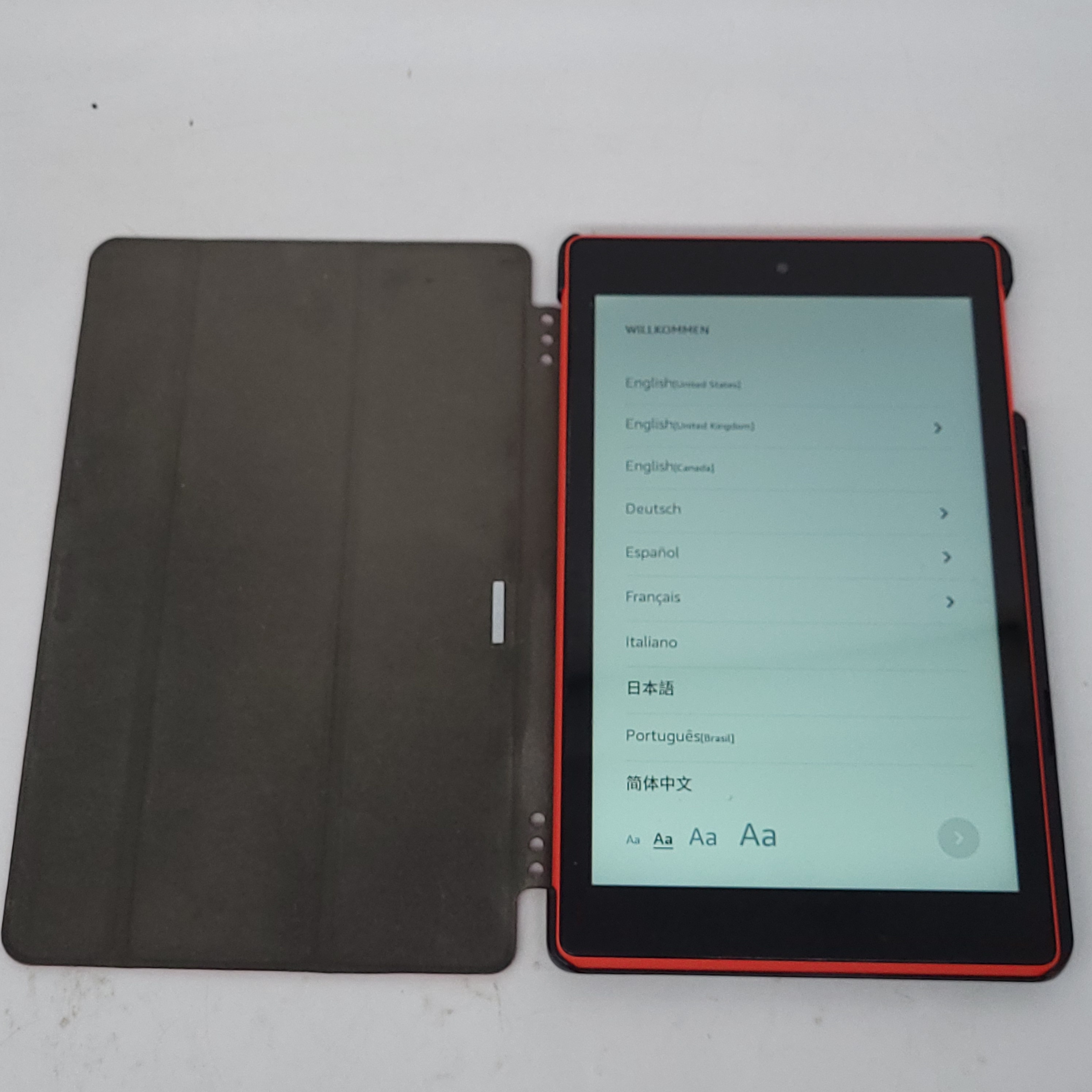Buy the Fire HD 8 8th Gen, 8in 32GB AD Supported Punch Red | GoodwillFinds