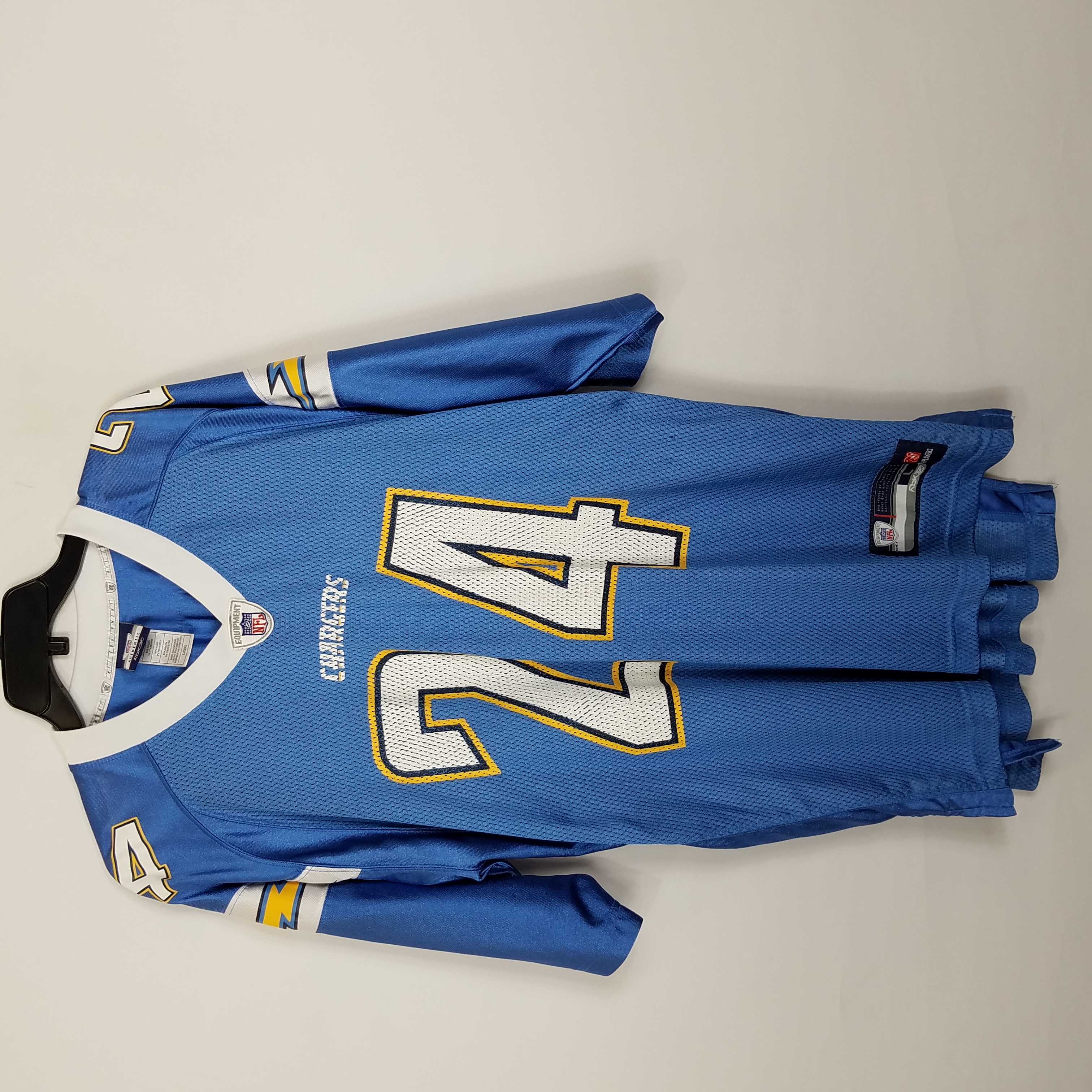 Buy the NFL Reebok Men Blue Chargers #24 Matthews Football Jersey L